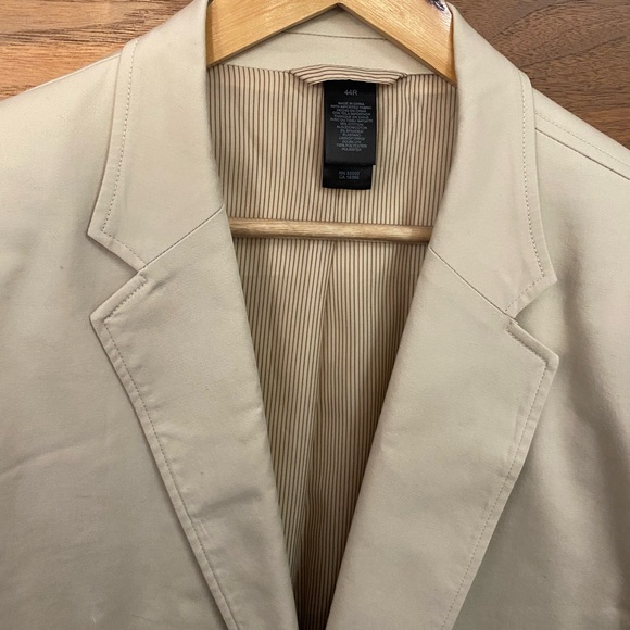 CREAM BLAZER - 44R - CLAIBORNE - Picture 3 of 14